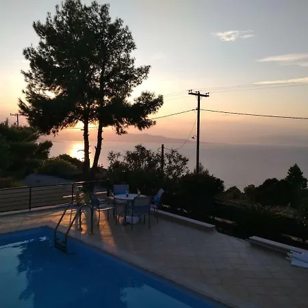 Villa Costa's Sunset With Pool Theologos (Phthiotis)