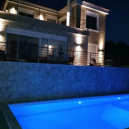 Villa Costa's Sunset With Pool Theologos (Phthiotis)