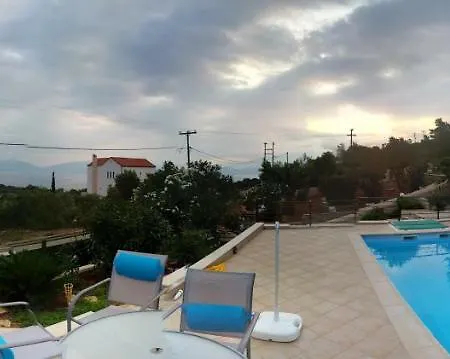 Villa Costa's Sunset With Pool Theologos (Phthiotis)